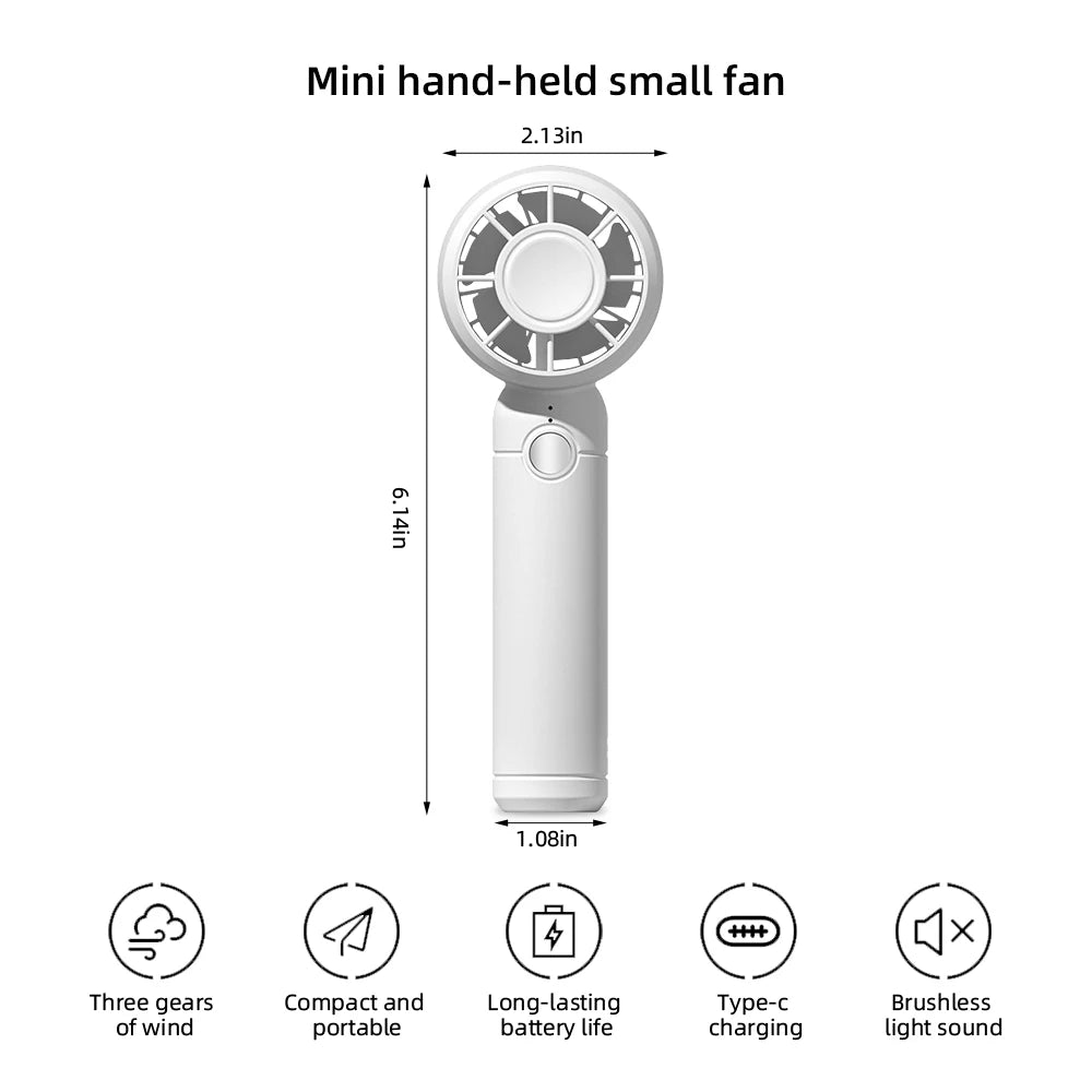Mini Portable Handheld Cooling Fan
